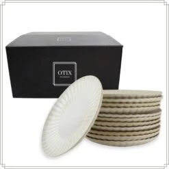 OTIX Ontbijtborden 12 Delig Solis - Wit -Bestekwinkel 01e715ca52f7473c9c2c377a56d89861