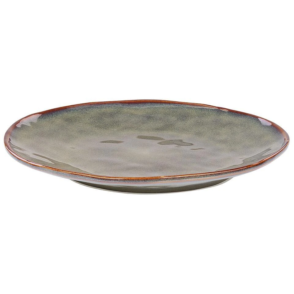 THYME - Serviesset 16 Delig - Donkergroen - Steengoed 10 THYME - Serviesset 16 Delig - Donkergroen - Steengoed - Afbeelding 8