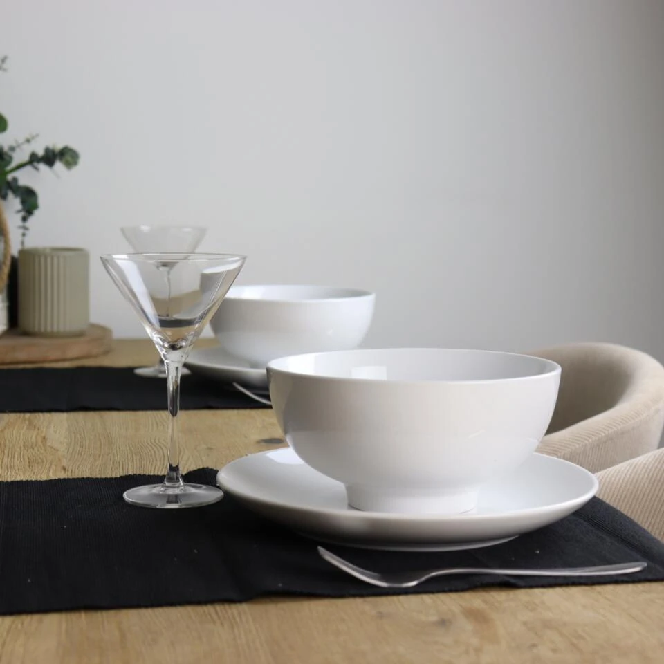 OTIX Dinerborden Bordenset 12 Persoons 27cm Porselein BIRCH 4 OTIX Dinerborden Bordenset 12 Persoons 27cm Porselein BIRCH - Afbeelding 2