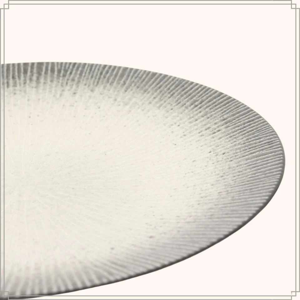 OTIX Dessert Ontbijt Bordenset 12 Persoons Zwart Taupe 21cm Keramiek TULIP 10 OTIX Dessert Ontbijt Bordenset 12 Persoons Zwart Taupe 21cm Keramiek TULIP - Afbeelding 8