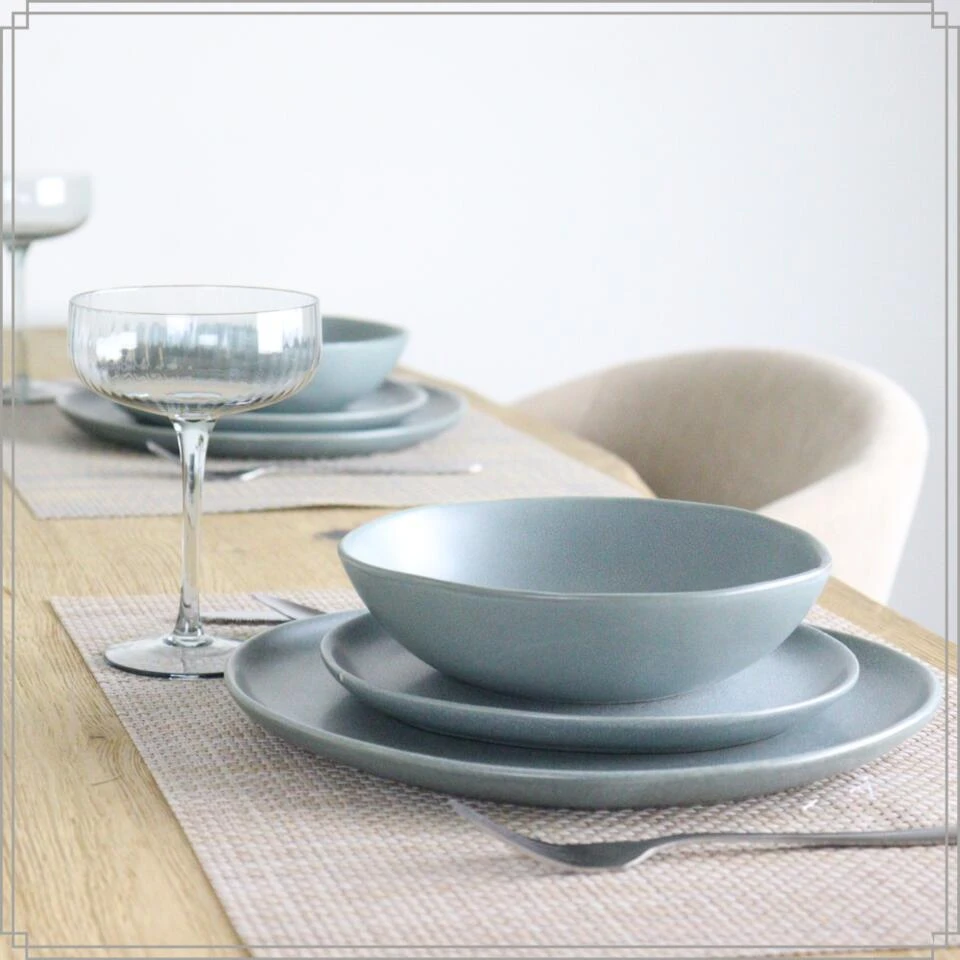 OTIX Ontbijtborden Bordenset 12 Persoons Dessertbord 21cm Aardewerk 5 OTIX Ontbijtborden Bordenset 12 Persoons Dessertbord 21cm Aardewerk - Afbeelding 3