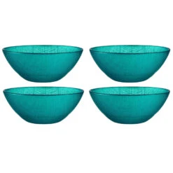 Vivalto Schaaltjes/kommetjes - Glas - Turquoise Blauw - D15 Cm 9 Vivalto Schaaltjes/kommetjes - Glas - Turquoise Blauw - D15 Cm -Bestekwinkel 0965ef440fdb430cba5b56291aa6a8ec