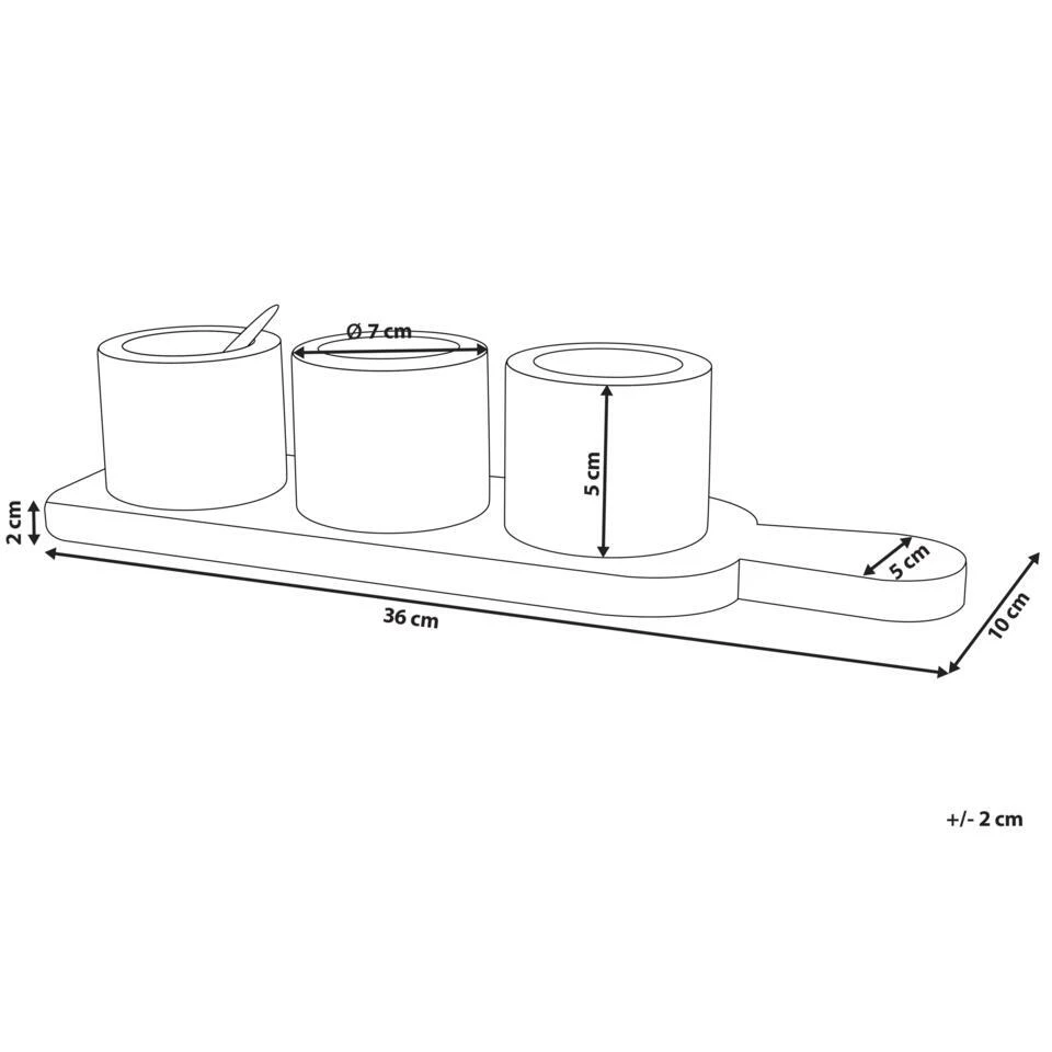 PATRAS - Dienblad - Meerkleurig - Hout 6 PATRAS - Dienblad - Meerkleurig - Hout - Afbeelding 4