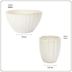 OTIX Serviesset Soepkommen Koffiekopjes Met Zonder Oor 24-delig SOLIS -Bestekwinkel 0c1d9400e3f44386b8823bca262291aa