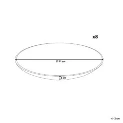 JUNIPER - Bijzetborden Set Van 8 - Lichtblauw - Steengoed -Bestekwinkel 0d4852f9d6d848468dc49c12f5662668