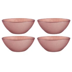 Vivalto Schaaltjes/kommetjes - Murano - Glas - Roze - D15 Cm -Bestekwinkel 0d6099b564994d179004fb642a63392a