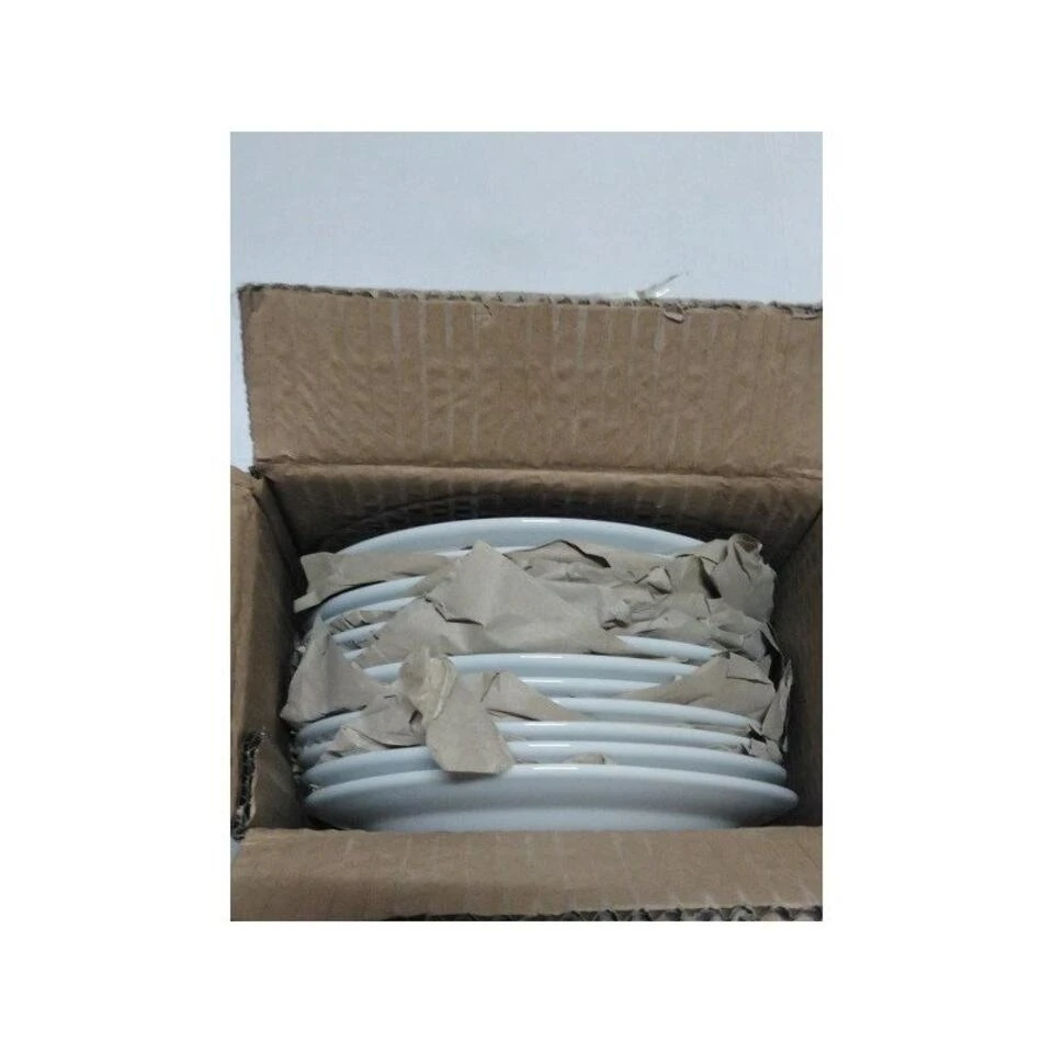 Merkloos Gebaksbordjes - 12x Stuks - Wit - Porselein - D18 Cm 3 Merkloos Gebaksbordjes - 12x Stuks - Wit - Porselein - D18 Cm - Afbeelding 2