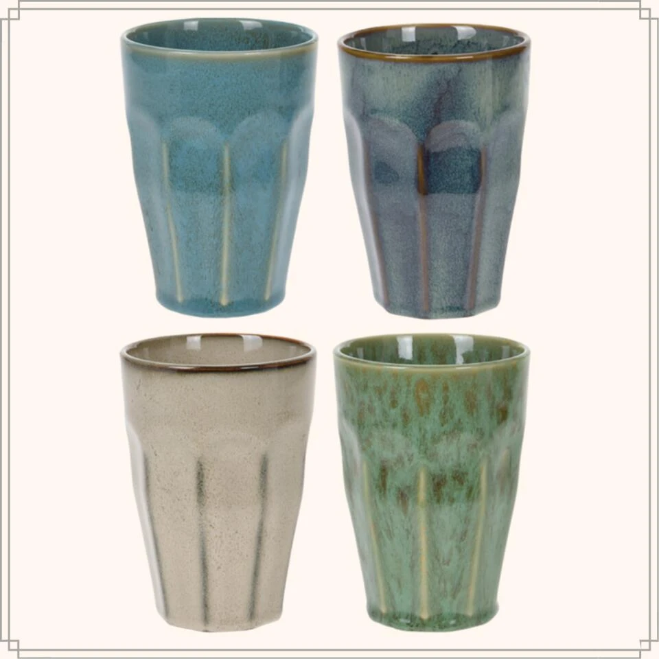 OTIX Cappuccino Mokken 330 Ml Latte Macchiato Glazen Hittebestendig Set Van 4 4 OTIX Cappuccino Mokken 330 Ml Latte Macchiato Glazen Hittebestendig Set Van 4 - Afbeelding 2