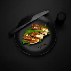 Orange85 Bordenset Dinerbord Borden Plat Set Van 6 Mat Zwart Diameter 27cm -Bestekwinkel 1000049520 0110