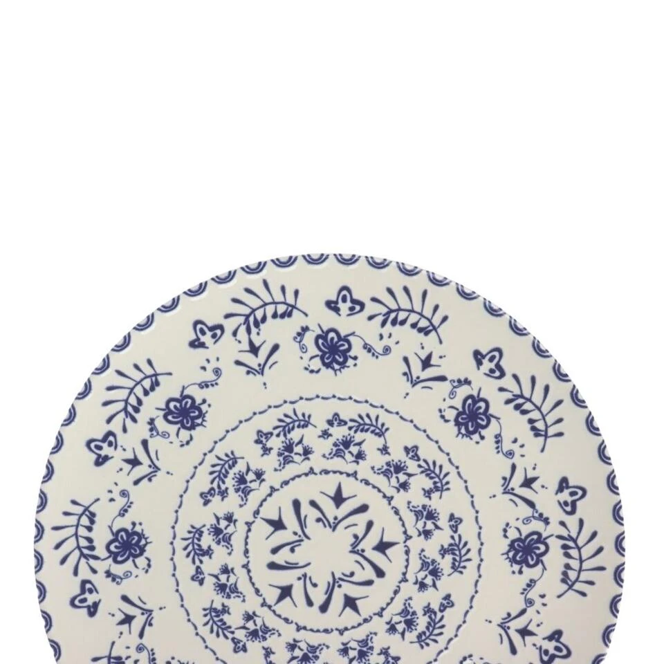 Orange85 Dinerborden 26 Cm Blauwe Details Set Van 4 Porselein Bordenset 5 Orange85 Dinerborden 26 Cm Blauwe Details Set Van 4 Porselein Bordenset - Afbeelding 3