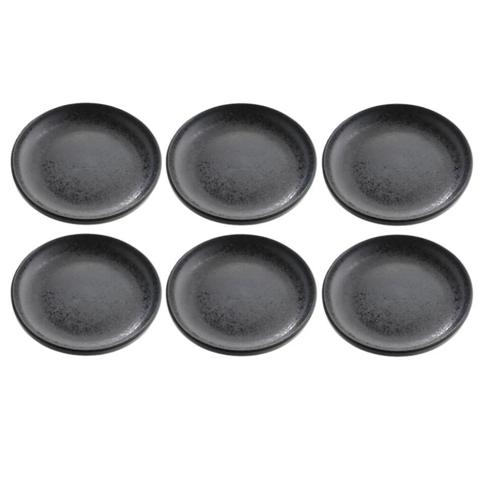 Orange85 Dinerbord Zwart 2 Stuks Aardewerk 26cm 3 Orange85 Dinerbord Zwart 2 Stuks Aardewerk 26cm