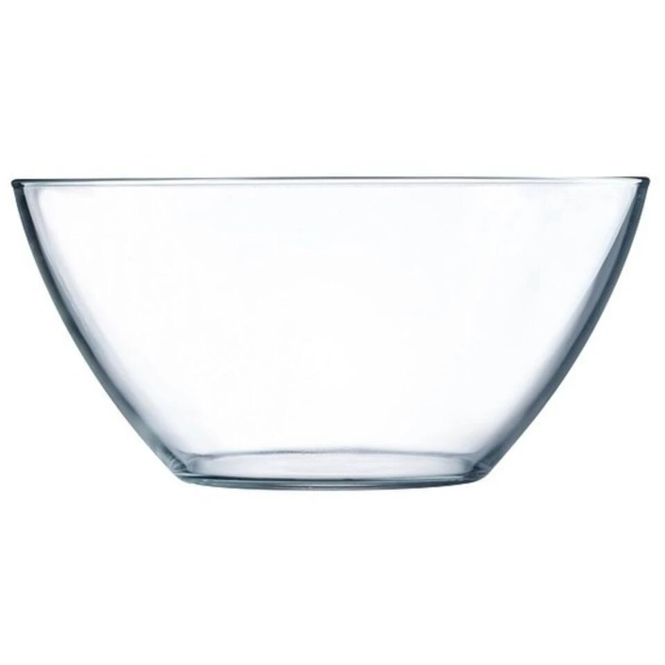 Merkloos Luminarc Saladeschaal - Glas - Serveerschaal Rond - 28 Cm 3 Merkloos Luminarc Saladeschaal - Glas - Serveerschaal Rond - 28 Cm