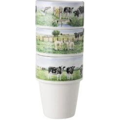 Wiebe Van Der Zee Giftset 3 Melkbekers 26 Cl. 8 Wiebe Van Der Zee Giftset 3 Melkbekers 26 Cl. -Bestekwinkel 1000055163 0102