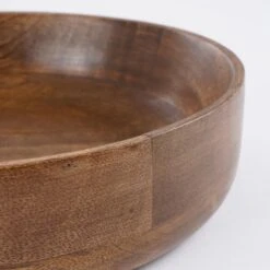 Mica Decorations Tomar Schaal - H6 X Ø26 Cm - Mangohout - Donkerbruin -Bestekwinkel 1000058459 0101