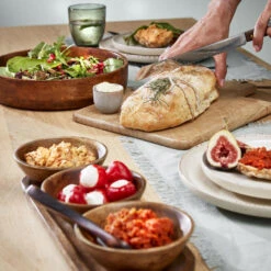 Mica Decorations Tomar Schaal - H6 X Ø26 Cm - Mangohout - Donkerbruin -Bestekwinkel 1000058459 0111