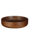 Mica Decorations Tomar Schaal - H6 X Ø26 Cm - Mangohout - Donkerbruin -Bestekwinkel 1000058459