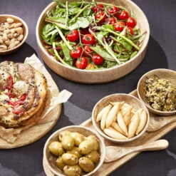 Mica Decorations Tomar Schaal - H6 X Ø26 Cm - Mangohout - Lichtbruin -Bestekwinkel 1000058460 0111