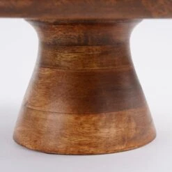 Mica Decorations Tallo Taartplateau - H10 X Ø30 Cm - Donkerbruin -Bestekwinkel 1000058462 0110