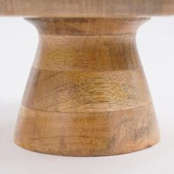 Mica Decorations Tallo Taartplateau - H10 X Ø30 Cm - Lichtbruin -Bestekwinkel 1000058463 0110