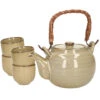 Excellent Houseware Theepot Set Met 4 Bekers Groen Keramiek 1 Excellent Houseware Theepot Set Met 4 Bekers Groen Keramiek -Bestekwinkel 1000065903