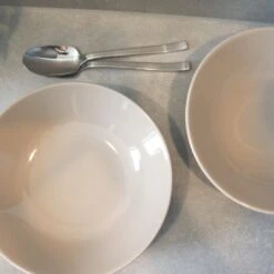 OTIX Diepe Borden Taupe Pastaborden Soepborden 6 Stuks 20cm Aardewerk -Bestekwinkel 1000068735 0111