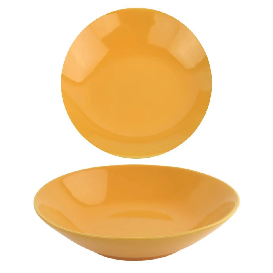 OTIX Diepe Borden Geel Pastaborden Soepborden 6 Stuks 20cm Aardewerk 3 OTIX Diepe Borden Geel Pastaborden Soepborden 6 Stuks 20cm Aardewerk