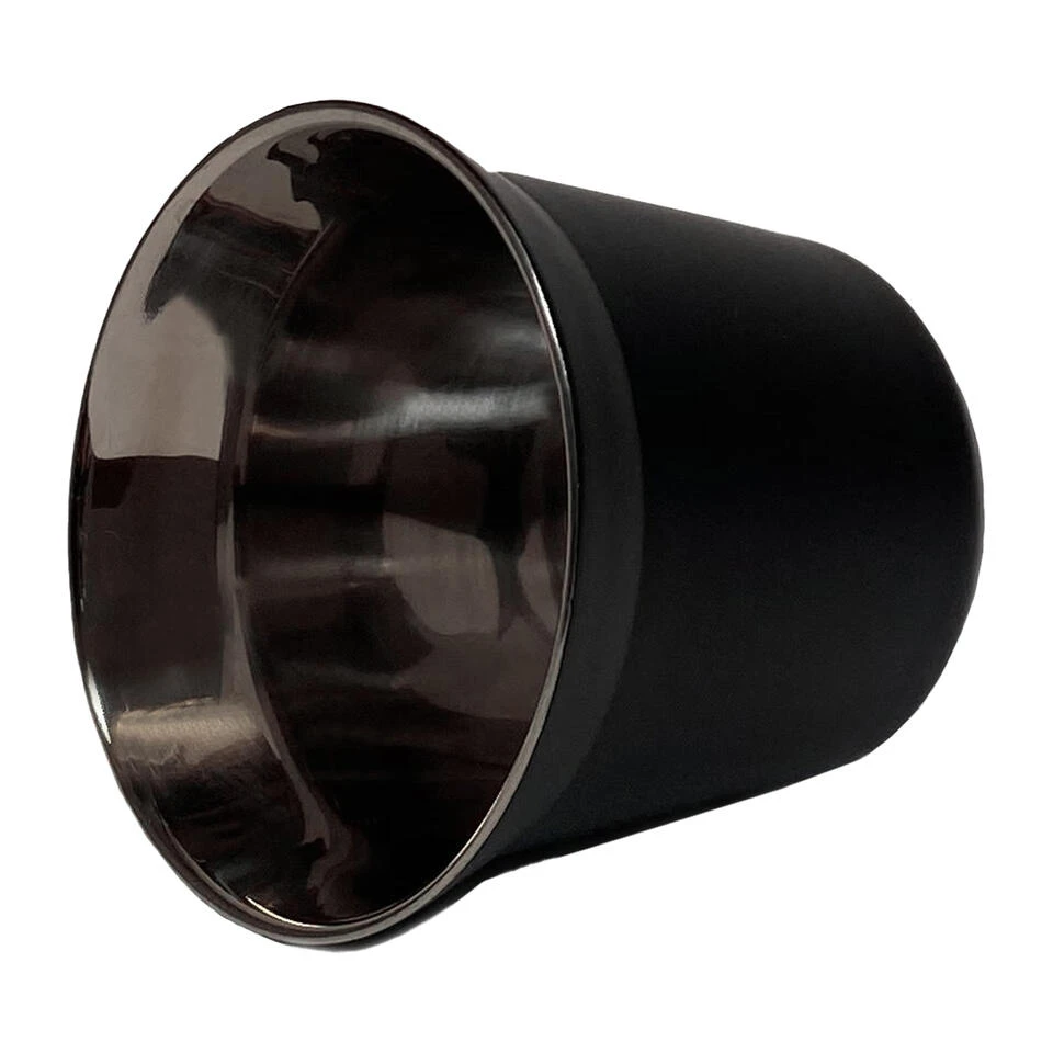 Krumble Espressokopjes Staal Set Van 4 - Zwart 5 Krumble Espressokopjes Staal Set Van 4 - Zwart - Afbeelding 3