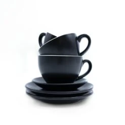 Barista Innovations Nero - Schotel Voor Cappuccinokop - Set Van 6 - Mat Zwart 8 Barista Innovations Nero - Schotel Voor Cappuccinokop - Set Van 6 - Mat Zwart -Bestekwinkel 1000073350 0102