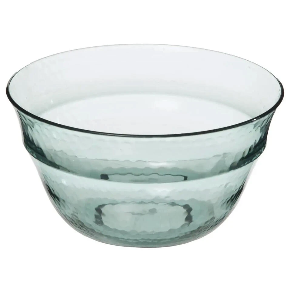 Secret De Gourmet Slakom/serveer Schaal - Groen Kunststof - 24 Cm 3 Secret De Gourmet Slakom/serveer Schaal - Groen Kunststof - 24 Cm