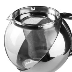 Secret De Gourmet - Theepot - Glas/rvs - Met Filter - 1100 Ml -Bestekwinkel 1000074740 0102