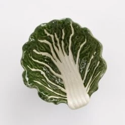 Mica Decorations Schaal Kool - L13,5 X B15 Cm - Keramiek - Donkergroen -Bestekwinkel 1000077196 0102