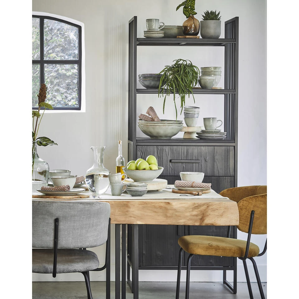 Mica Decorations Tabo Schaal - H9 X Ø30,5 Cm - Grijs 6 Mica Decorations Tabo Schaal - H9 X Ø30,5 Cm - Grijs - Afbeelding 4