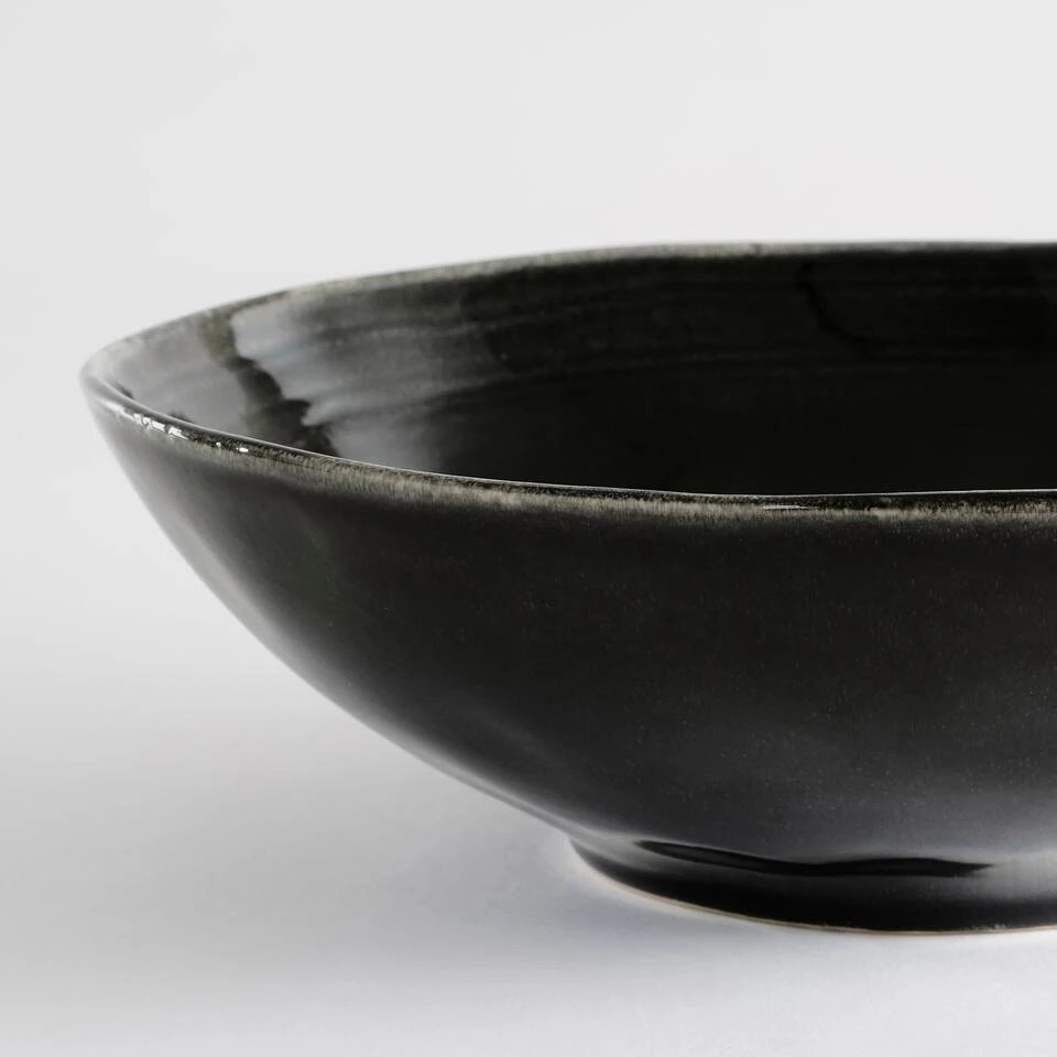 Mica Decorations Tabo Schaal - H9 X Ø30,5 Cm - Zwart 4 Mica Decorations Tabo Schaal - H9 X Ø30,5 Cm - Zwart - Afbeelding 2