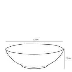 Mica Decorations Tabo Schaal - H7,5 X Ø23,5 Cm - Wit 9 Mica Decorations Tabo Schaal - H7,5 X Ø23,5 Cm - Wit -Bestekwinkel 1000077203 0103
