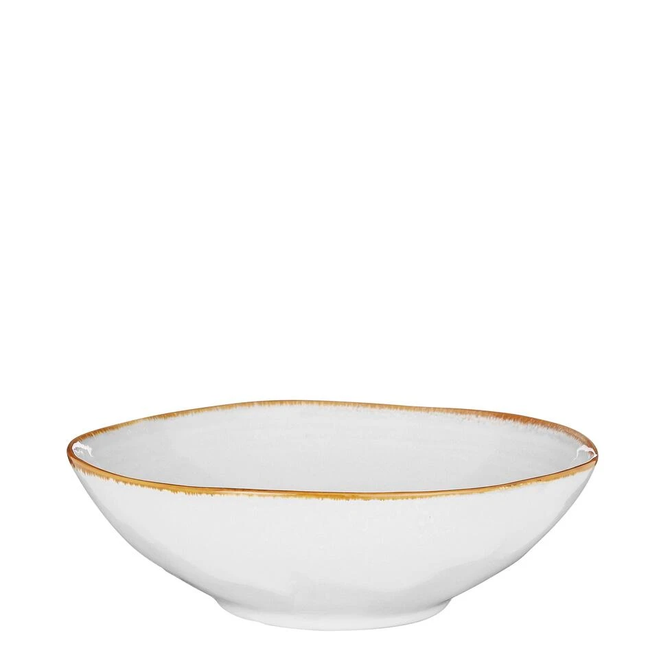 Mica Decorations Tabo Schaal - H7,5 X Ø23,5 Cm - Wit 3 Mica Decorations Tabo Schaal - H7,5 X Ø23,5 Cm - Wit