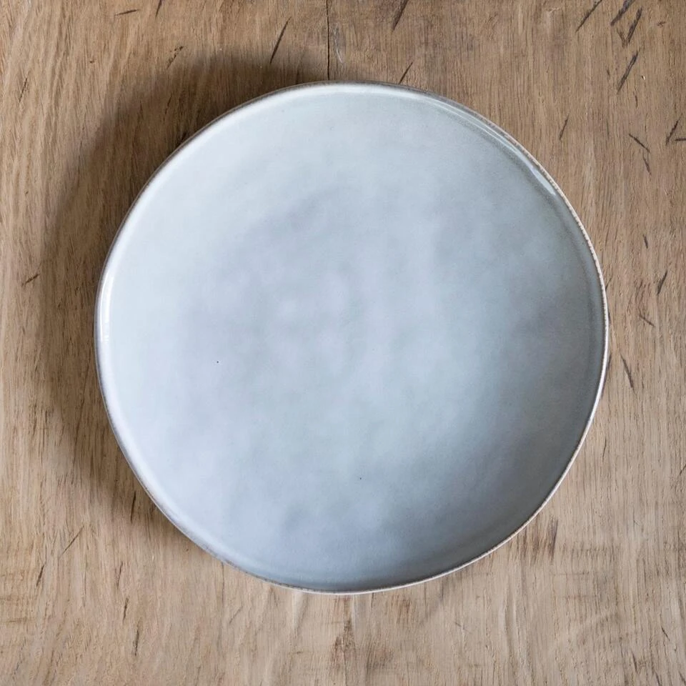 Dutch Rose Bord 26,5 Cm Licht Grijs 5 Dutch Rose Bord 26,5 Cm Licht Grijs - Afbeelding 3