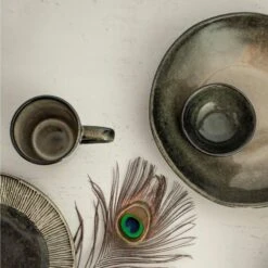 Dutch Rose Bord Plat 26,5 Cm Groen -Bestekwinkel 1000085861 0103