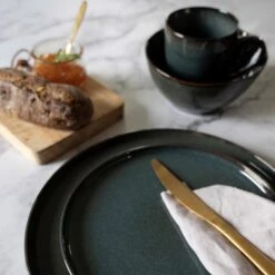 Dutch Rose Bord 27 Cm Blauw -Bestekwinkel 1000085862 0103