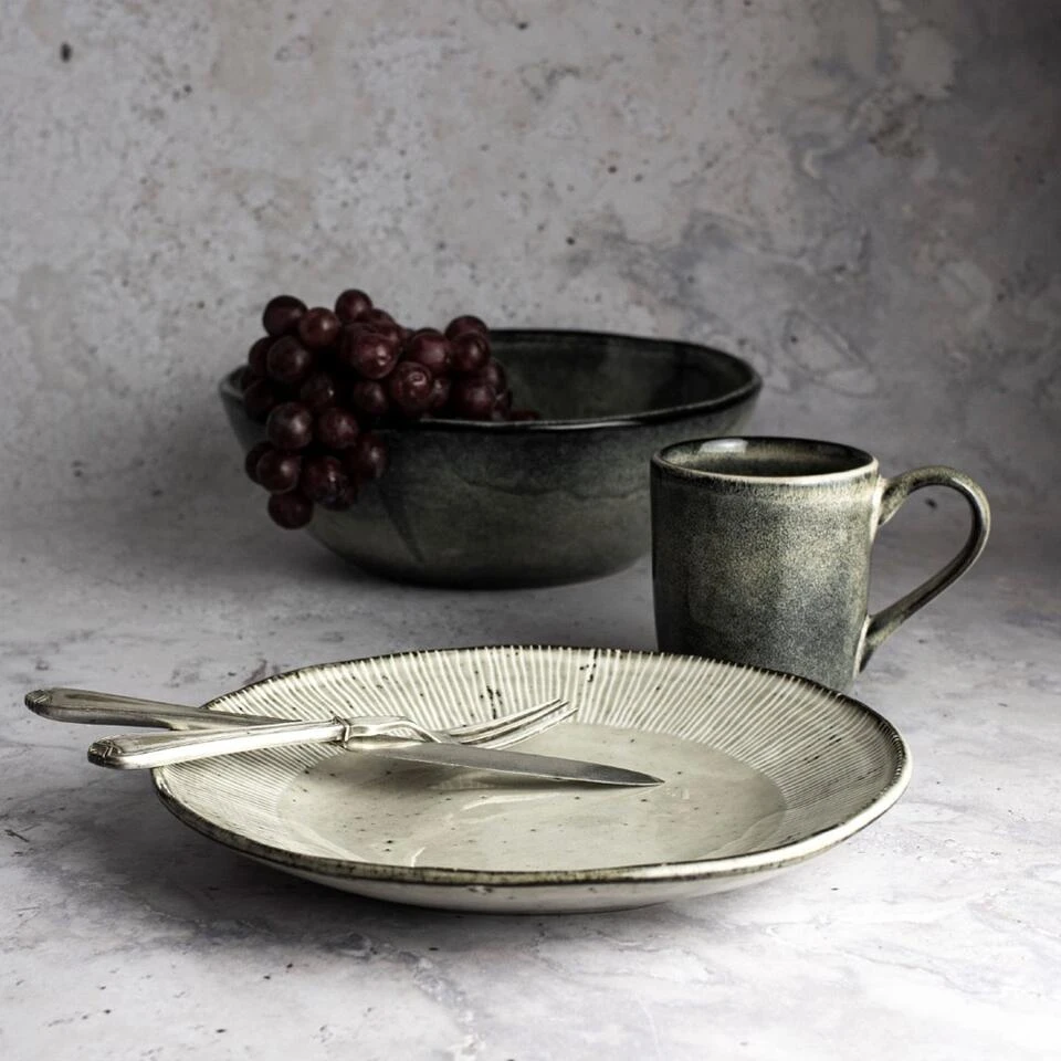 Dutch Rose Schaal 33 Cm Creme 5 Dutch Rose Schaal 33 Cm Creme - Afbeelding 4