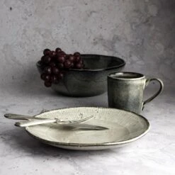 Dutch Rose Bord Diep 23,5 Cm Creme -Bestekwinkel 1000086752 0103