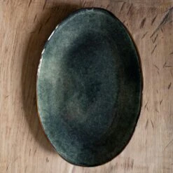 Dutch Rose Ovale Schaal 34x23 Cm Groen 8 Dutch Rose Ovale Schaal 34x23 Cm Groen -Bestekwinkel 1000086759 0102