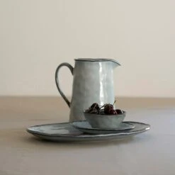 Dutch Rose Ovale Schaal 40x28 Cm Blauw -Bestekwinkel 1000086761 0103