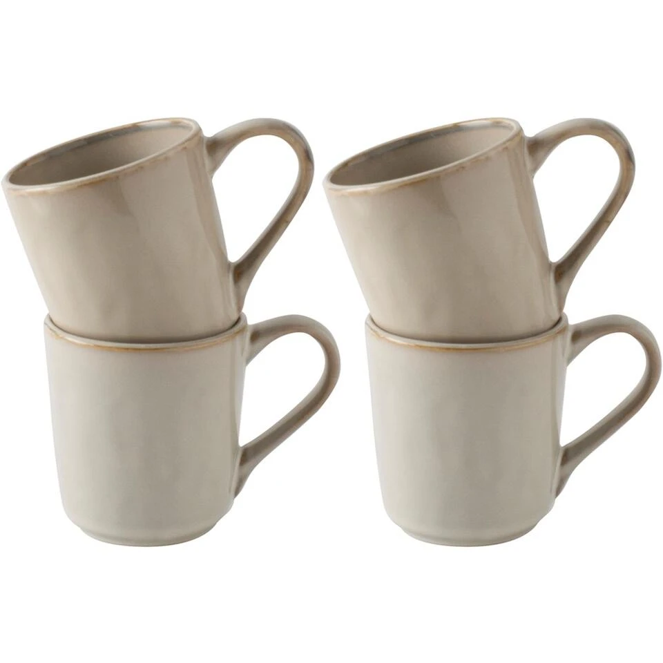 Dutch Rose Giftset 4 Bekers Creme 39 Cl. 4 Dutch Rose Giftset 4 Bekers Creme 39 Cl. - Afbeelding 2