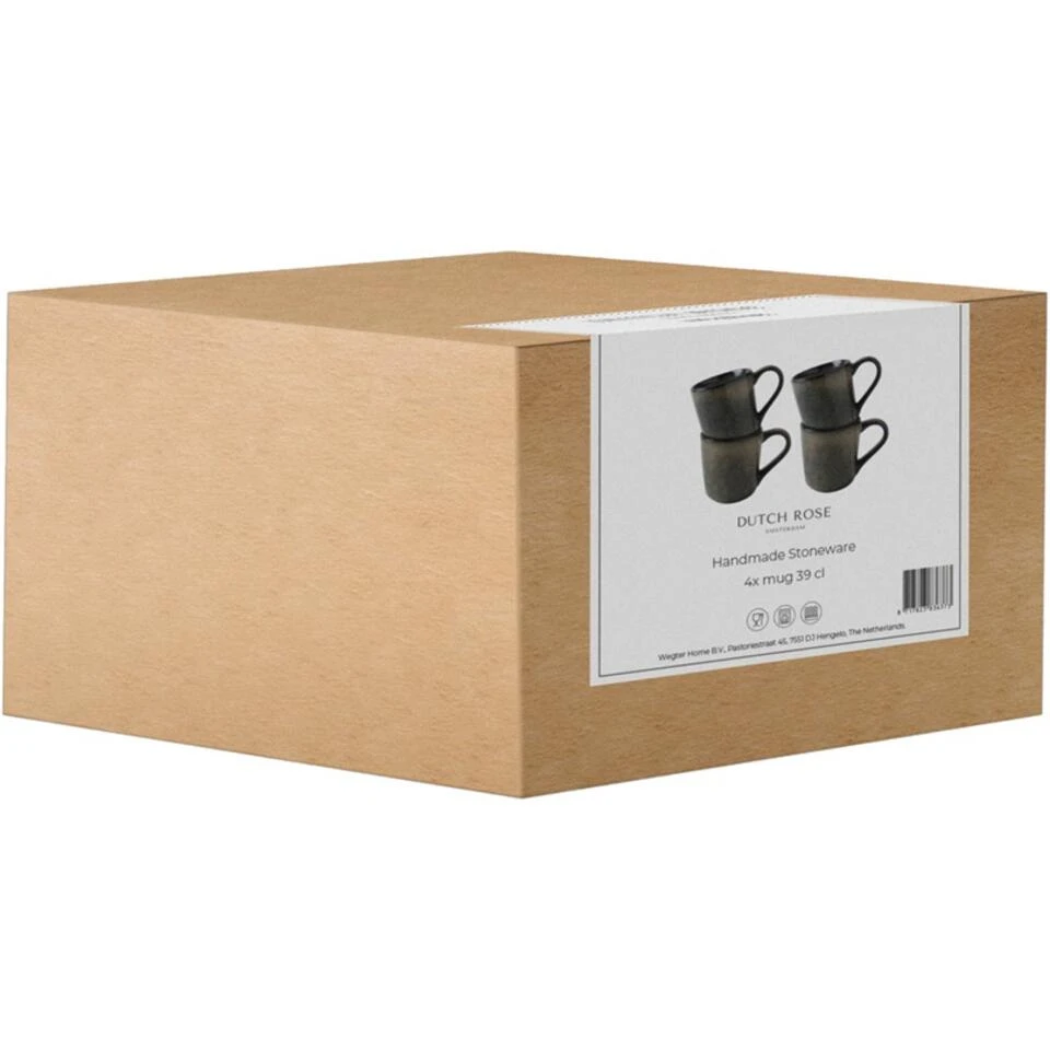 Dutch Rose Giftset 4 Bekers Groen 39 Cl. 5 Dutch Rose Giftset 4 Bekers Groen 39 Cl. - Afbeelding 3