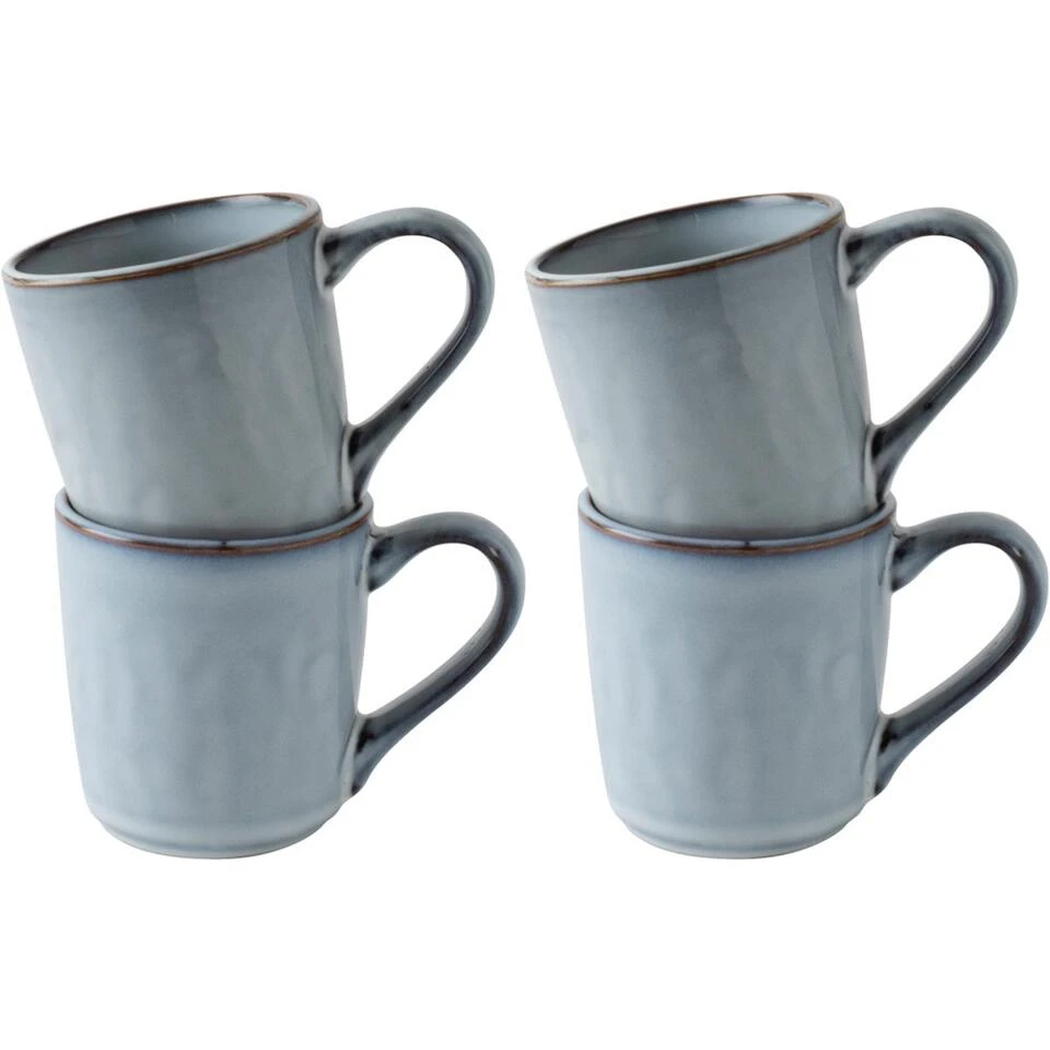 Dutch Rose Giftset 4 Bekers Blauw 39 Cl. 4 Dutch Rose Giftset 4 Bekers Blauw 39 Cl. - Afbeelding 2