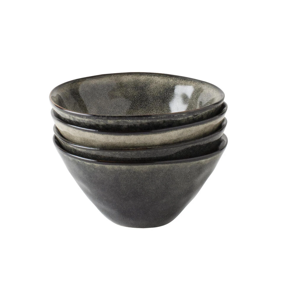 Dutch Rose Giftset 4 Kommen 14 Cm Groen 3 Dutch Rose Giftset 4 Kommen 14 Cm Groen