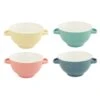 OTIX Soepkommen Met Oor Set Van 4 Verschillende Kleuren Aardewerk 680 Ml -Bestekwinkel 1000089108