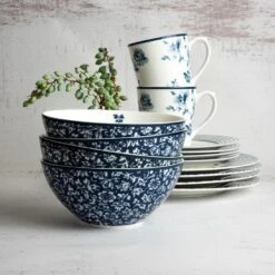 Laura Ashley Set 16 Delig Servies 4 Persoons -Bestekwinkel 1000093052 0103