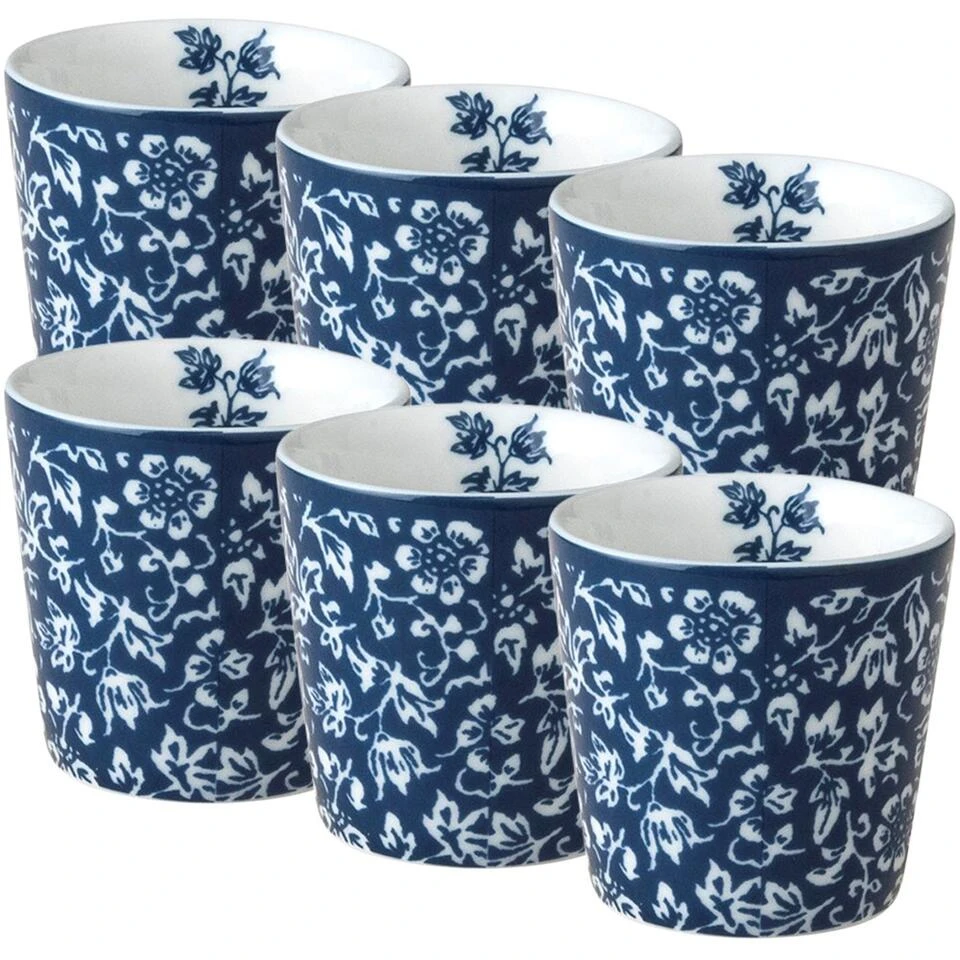 Laura Ashley Set 6 Eierdoppen Sweet Alyssum 4 Laura Ashley Set 6 Eierdoppen Sweet Alyssum - Afbeelding 2