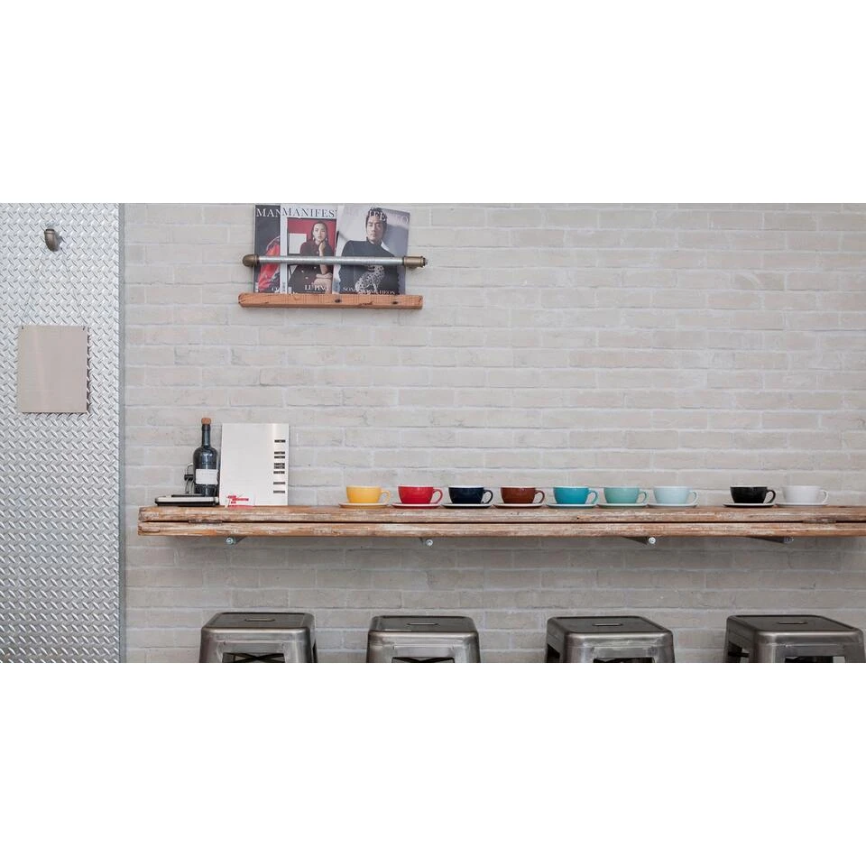 Egg Espressokop Met Schotel - Set Van 2 - 80ml - Zwart 5 Egg Espressokop Met Schotel - Set Van 2 - 80ml - Zwart - Afbeelding 3